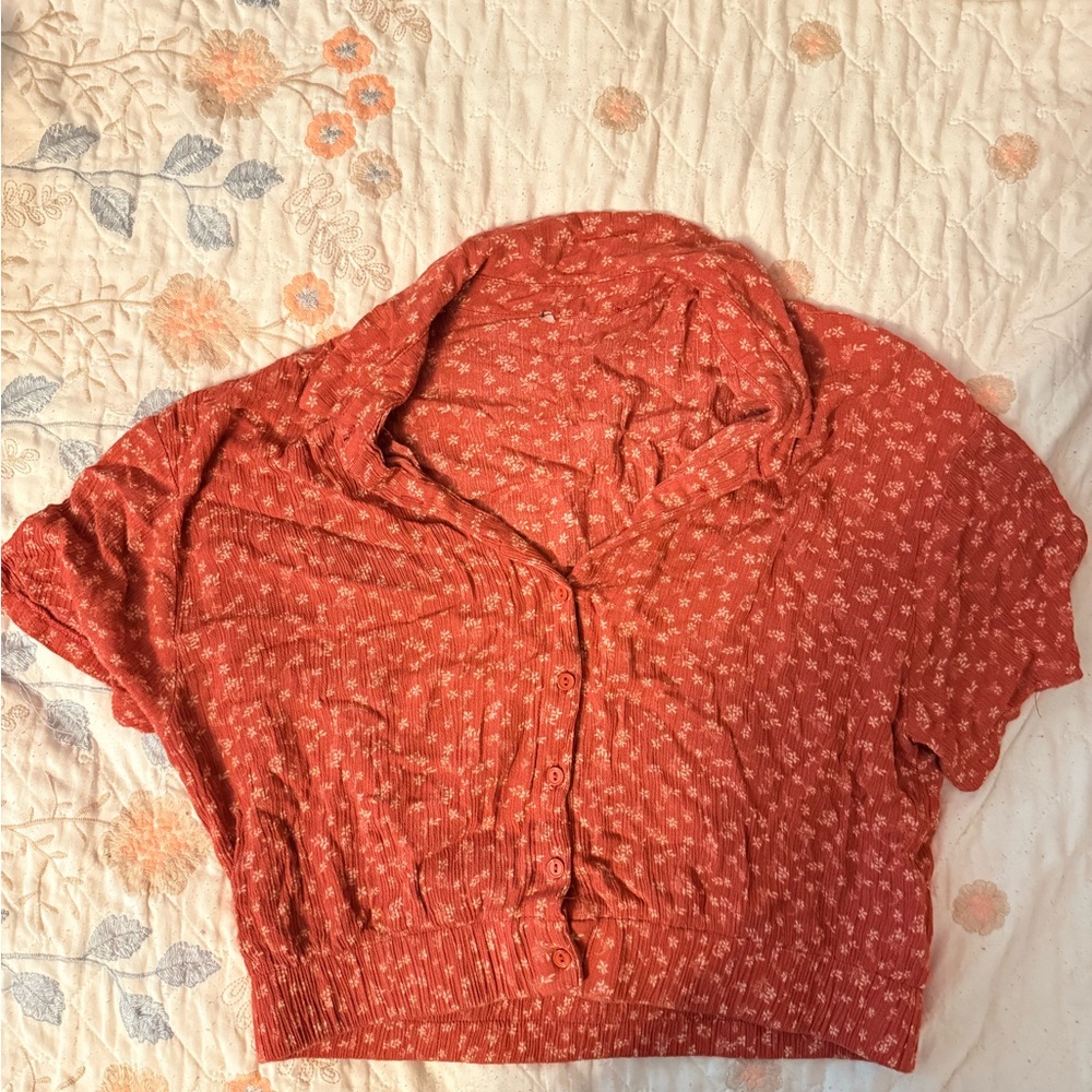 short sleeve crop top